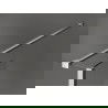 Mexen Kioto Walk-in zuhanyfal 135 x 90 x 30 cm, áttetsző, csiszolt nikkel - 800-135-090-221-97-00-030