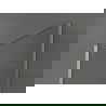 Mexen Kioto Walk-in zuhanyfal 135 x 90 x 30 cm, áttetsző, csiszolt nikkel - 800-135-090-221-97-00-030
