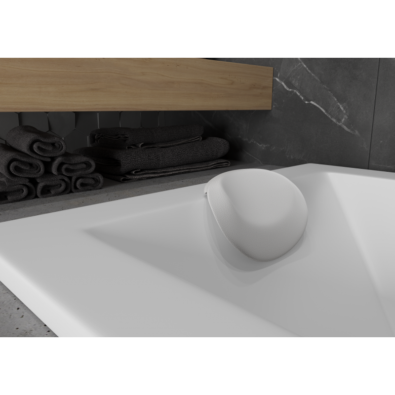 Mexen M07 fürdőkád fejtámasz, fehér - 55007-00