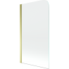 Mexen Felix paravan de baie cu 1 canat 70 x 140 cm, transparent, auriu - 890-070-001-50-00
