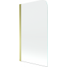 Mexen Felix paravan de baie cu 1 panou 70 x 140 cm, transparent, auriu - 890-070-001-50-00