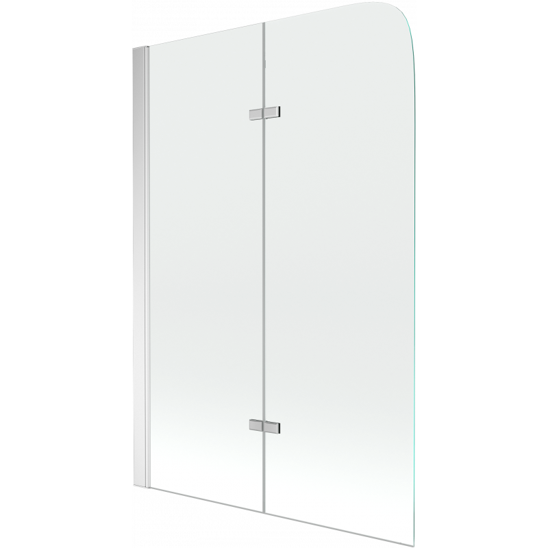 Mexen Felix paravan pentru cadă, cu 2 panouri, 80 x 140 cm, transparent, crom - 890-080-002-01-00