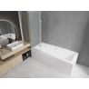 Mexen Felix paravan cadă cu 2 canaturi 100 x 140 cm, transparent, auriu - 890-100-002-50-00