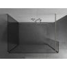 Mexen Kioto perete de duș Walk-in 125 x 100 x 40 cm, transparent, nichel periat - 800-125-100-221-97-00-040