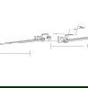Mexen Vane cuier pentru prosop, Aurie - 7020924-50