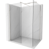 Mexen Kioto perete dus Walk-in 110 x 85 cm, transparent, nichel periat - 800-110-202-97-00-085