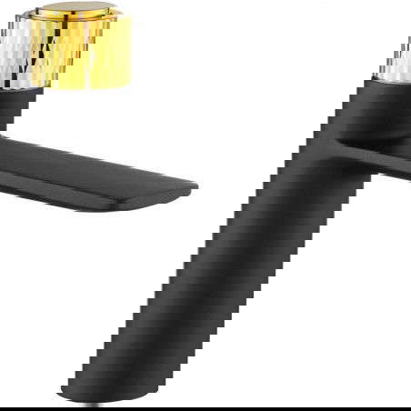 Mexen Zero+ baterie chiuvetă, negru/auriu - 71600-75