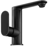 Mexen Milo baterie de lavoar cu mâner lateral, negru - 71305-70