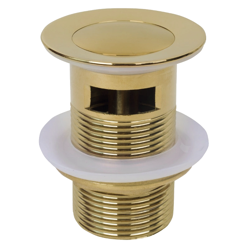 Mexen dop klik-klak mic, rotund cu preaplin, auriu - 79925-50