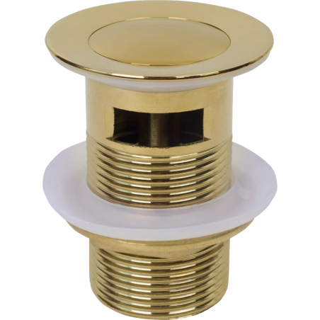 Mexen dop klik-klak mic, rotund cu preaplin, auriu - 79925-50