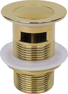 Mexen dop mic rotund click-clack cu preaplin, Aurie - 79925-50