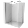 Mexen Kioto panou de duș Walk-in 130 x 70 cm, transparent, gun metal - 800-130-202-95-00-070