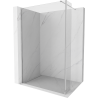 Mexen Kioto perete de duș Walk-in 90 x 30 cm, transparent, crom - 800-090-212-01-00-030