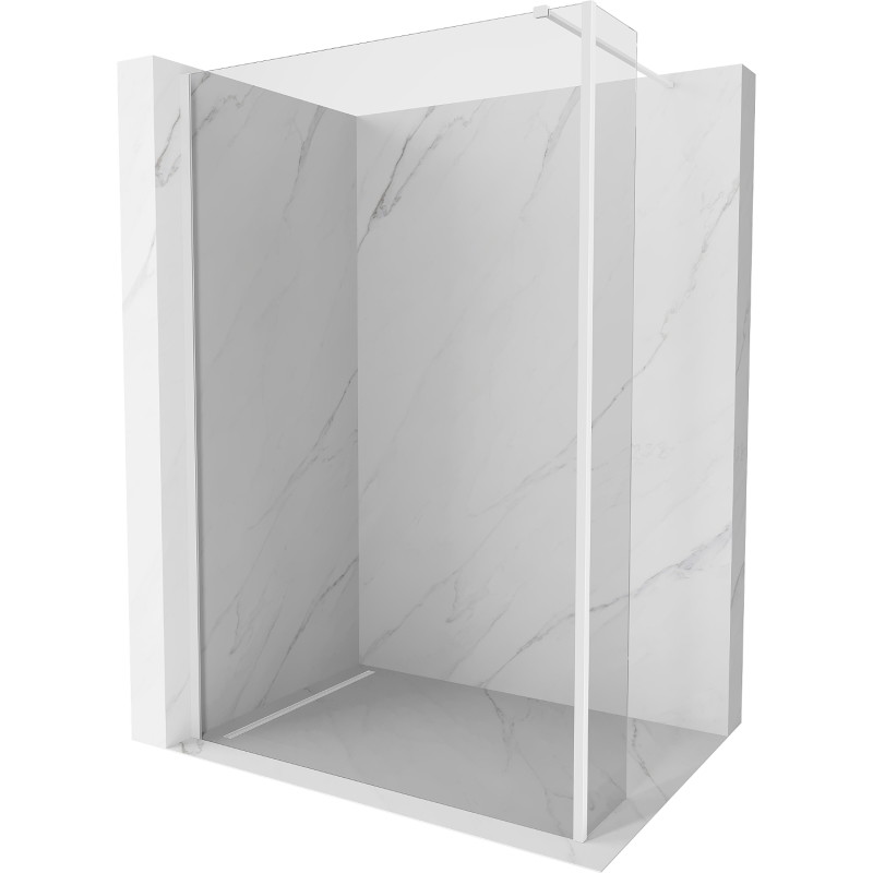 Mexen Kioto panou de duș Walk-in 150 x 40 cm, transparent, alb - 800-150-212-20-00-040