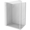 Mexen Kioto panou de duș Walk-in 150 x 40 cm, transparent, alb - 800-150-212-20-00-040