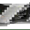 Mexen Kioto perete de duș Walk-in 135 x 30 cm, transparent, aurie - 800-135-212-50-00-030