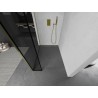 Mexen Kioto Walk-in zuhanyfal 160 x 40 cm, fekete keret, arany - 800-160-212-50-70-040