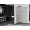 Mexen Kioto perete duş Walk-in 100 x 30 cm, transparent, cupru periat - 800-100-212-65-00-030
