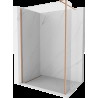 Mexen Kioto perete de duș Walk-in 110 x 30 cm, transparent, cu cupru periat - 800-110-212-65-00-030