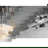 Mexen Cubik téglalap alakú kád 150 x 70 cm burkolattal és 1-szárnyú paravánnal 70 cm, fekete minta fix - 550315070X9307007077