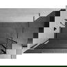 Mexen Kioto perete de duș Walk-in 90 x 30 cm, model negru, gri mat - 800-090-212-66-70-030