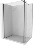 Mexen Kioto panou de duș Walk-in 100 x 30 cm, transparent, negru - 800-100-212-70-00-030