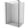 Mexen Kioto paravan de duș Walk-in 105 x 30 cm, transparent, negru - 800-105-212-70-00-030