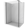 Mexen Kioto panou de duș Walk-in 155 x 40 cm, transparent, negru - 800-155-212-70-00-040