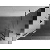 Mexen Kioto perete de duș Walk-in 135 x 40 cm, transparent, negru - 800-135-212-70-00-040
