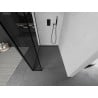Mexen Kioto pereți de duș Walk-in 120 x 40 cm, model negru, negru - 800-120-212-70-70-040