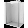 Mexen Kioto perete dus Walk-in 135 x 40 cm, transparent, gun metal - 800-135-212-95-00-040