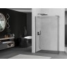Mexen Kioto Walk-in zuhanyfal 130 x 40 cm, átlátszó, gun metal - 800-130-212-95-00-040