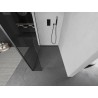 Mexen Kioto Walk-in zuhanyfal 130 x 40 cm, átlátszó, gun metal - 800-130-212-95-00-040
