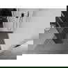 Mexen Kioto zuhanyzó fal Walk-in 130 x 40 cm, átlátszó, gun metal - 800-130-212-95-00-040