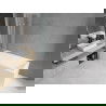 Mexen Cubik cadă dreptunghiulară 160 x 70 cm cu panouri si paravan cu 3 aripi 120 cm, transparent, Crom - 550316070X9012030100