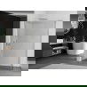 Mexen Kioto perete de duș Walk-in 155 x 30 cm, transparent, nichel periat - 800-155-212-97-00-030