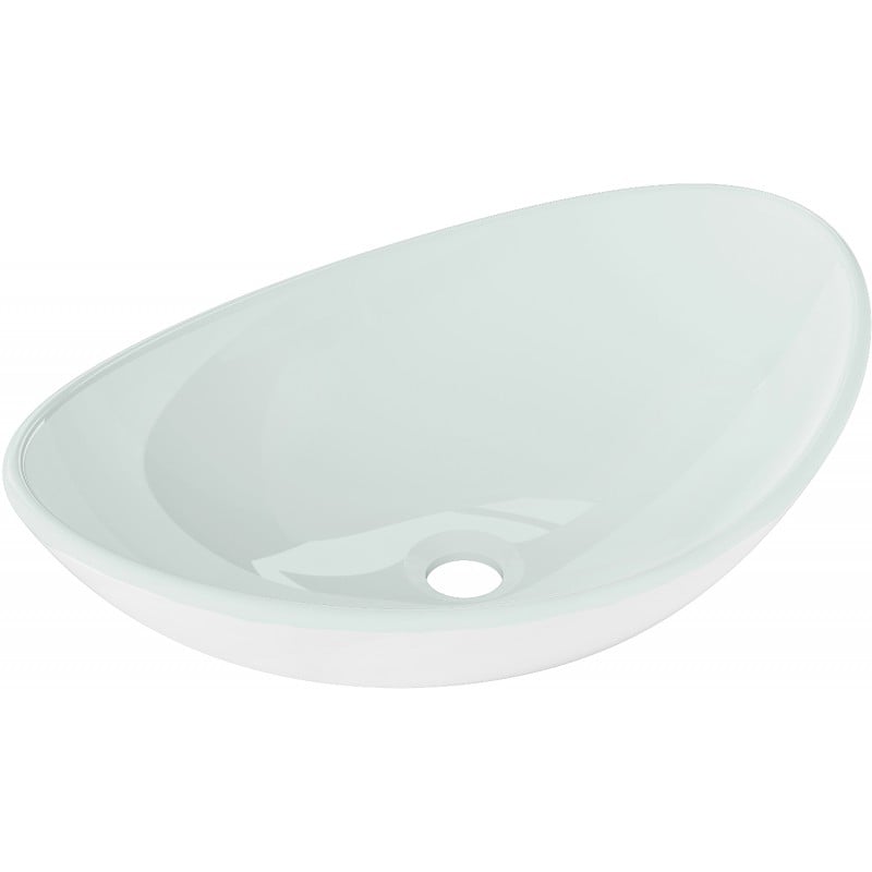 Mexen Sonia lavoar de sticlă de blat 54 x 37 cm, alb - 24145430