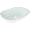Mexen Araks lavoar din sticlă deasupra blatului 54 x 39 cm, alb - 24155430