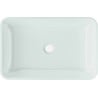Mexen Megan lavoar de sticlă montat pe blat 56 x 36 cm, alb - 24135630