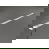 Mexen Kioto szabadonálló zuhanyfal 100 x 200 cm, Átlátszó/Fehér minta 8 mm, Fehér - 800-100-002-20-97