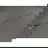 Mexen Kioto perete de duș de sine stătător 100 x 200 cm, transparent 8 mm, Aurie - 800-100-002-50-00