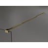 Mexen Kioto perete de duș de sine stătător 120 x 200 cm, transparent/Model alb 8 mm, Aurie - 800-120-002-50-97