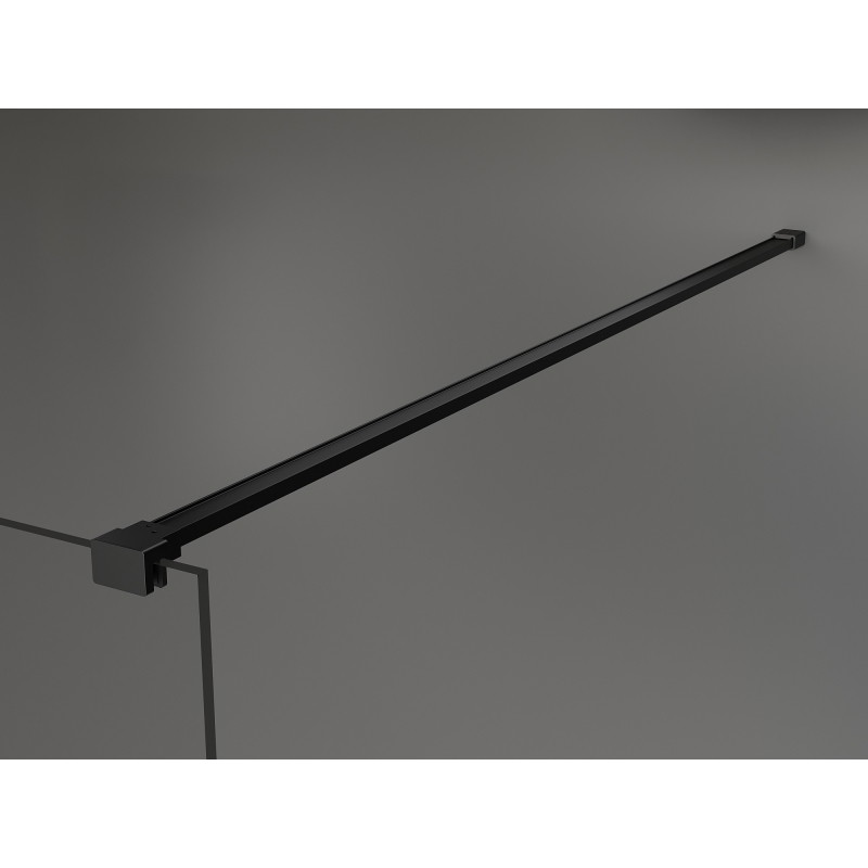Mexen Kioto panou de duș independent 110 x 200 cm, oglindă 8 mm, negru - 800-110-002-70-50