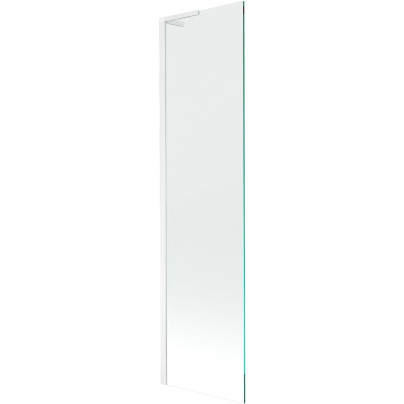 Mexen Next L 1-szárnyú, 50 x 150 cm-es, átlátszó, fehér zuhanyfal - 895-050-000-03-00-20