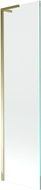 Mexen Next L kádparaván 1-szárnyas 50 x 150 cm, átlátszó, arany - 895-050-000-03-00-50