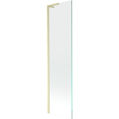 Mexen Next L paravan cadă cu 1 panou 50 x 150 cm, transparent, auriu periat - 895-050-000-03-00-55