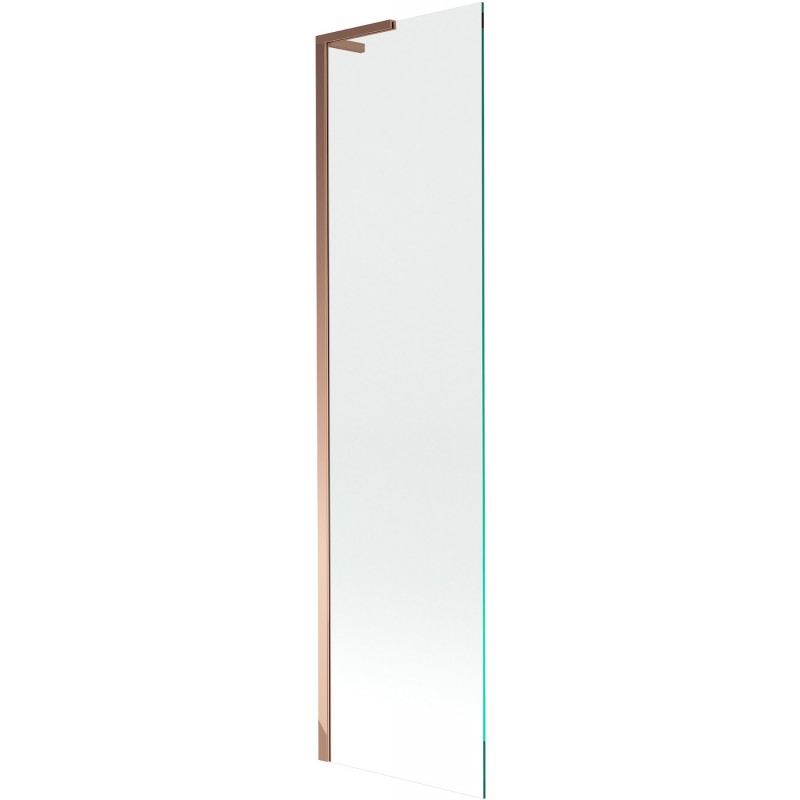 Mexen Next L paravan de baie 1-panou 50 x 150 cm, transparent, aur roz - 895-050-000-03-00-60