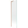Mexen Next L paravan de cadă, 1-panou, 50 x 150 cm, transparent, cupru periat - 895-050-000-03-00-65