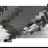 Mexen Next L paravan cadă 1-canată 50 x 150 cm, transparent, negru - 895-050-000-03-00-70