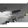 Mexen Next L paravan cadă 1-canată 50 x 150 cm, transparent, negru - 895-050-000-03-00-70